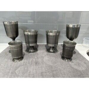 Vintage Pewter Decorative  by John Somers, Brazil Pewter Lot
